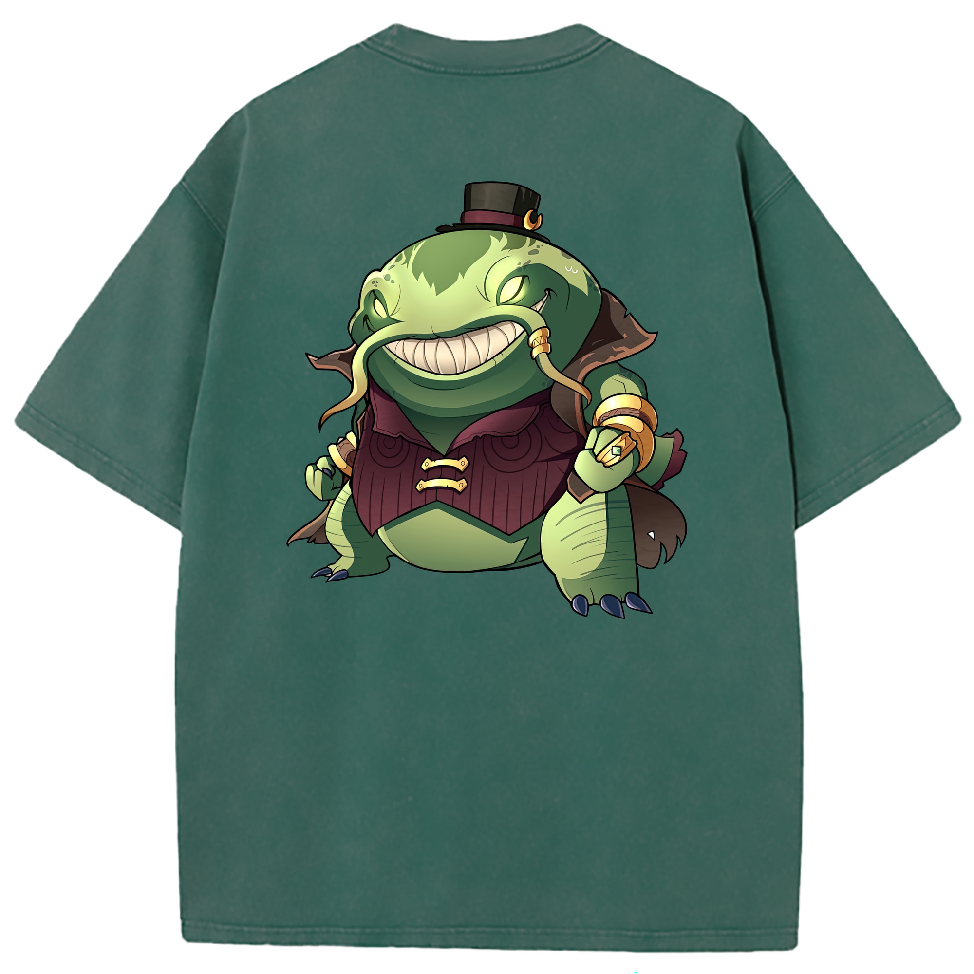 （画像用） リーグ・オブ・レジェンド League of Legends LOL 綿100% ヴィンテージ風 半袖Tシャツ（背面プリント）